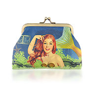 Mlavi Ocean Dream collection wholesale fashion coin purses with ocean themed illustration prints to gift shop, clothing & fashion accessories boutique, book store, souvenir shops worldwide.