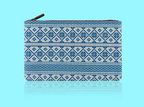 Mlavi Nordic collection Nordic/Scandinavian style pattern prints medium pouch