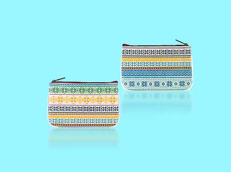 Mlavi Nordic collection Nordic/Scandinavian style pattern prints small pouch/coin purse