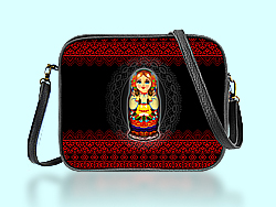 Mlavi Ukraine collection cross body bags with Ukrainian pattern illustration prints for wholesale and online shopping