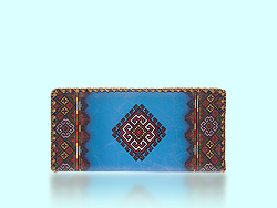 Mlavi Ukraine collection flat wallets with Ukrainian pattern illustration prints for wholesale and online shopping