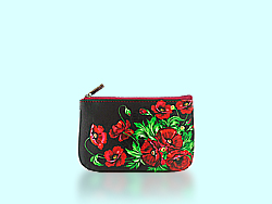 Mlavi Ukraine collection small pouches with Ukrainian pattern illustration prints for wholesale and online shopping