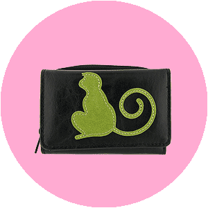 LAVISHY wholesale monkey themed vegan applique bags, wallets, coin purses & accessories to gift shop, clothing & fashion accessories boutique, book store in Canada, USA & worldwide.