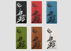 LAVISHY design & wholesale unique, beautiful & affordable Eco-friendly embossed bird & flower large wallets