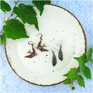 LAVISHY Flare collection wholesales handmade vintage look earrings