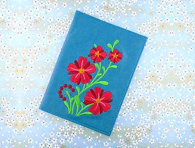 LAVISHY Elma collection wholesale vegan embroidered passport covers to gift shop, clothing & fashion accessories boutique, book store in Canada, USA & worldwide.
