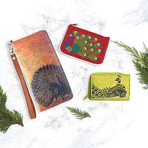 LAVISHY love peacock. These are peacock inspired vegan fashion accessories & gifts designed by LAVISHY