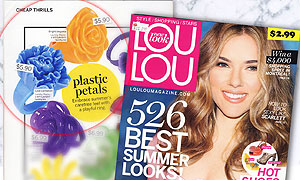 LAVISHY colorful resin rings were featured by Canada's NO.1 fashion magazine LOULOU