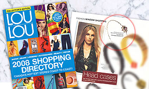 LAVISHY crystal headband was featured by Canada's NO.1 fashion magazine LOULOU