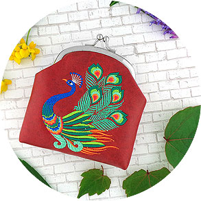 LAVISHY wholesale peacock themed vegan fashion accessories and gifts