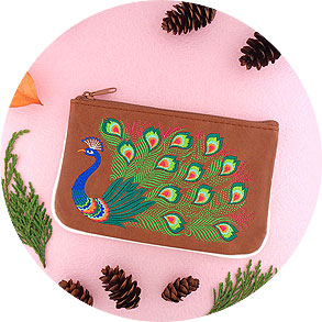 LAVISHY wholesale peacock themed vegan fashion accessories and gifts