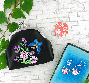 LAVISHY wholesale cherry-blossom themed vegan fashion accessories & gifts