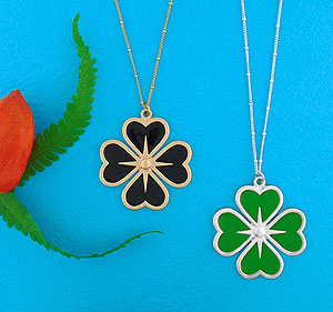 LAVISHY wholesale clover themed vegan fashion accessories and gifts